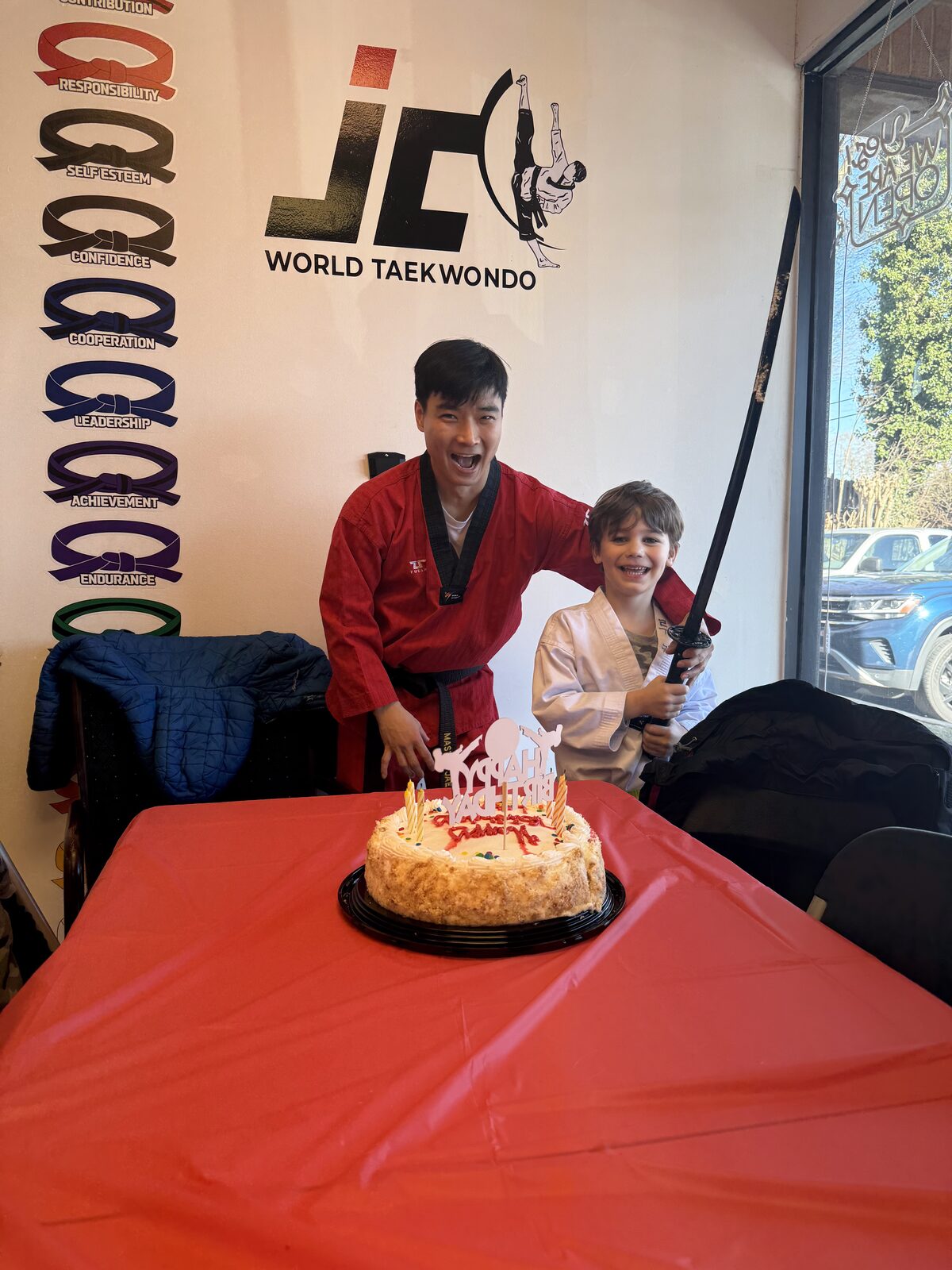Birthday Boy with Master - Luca