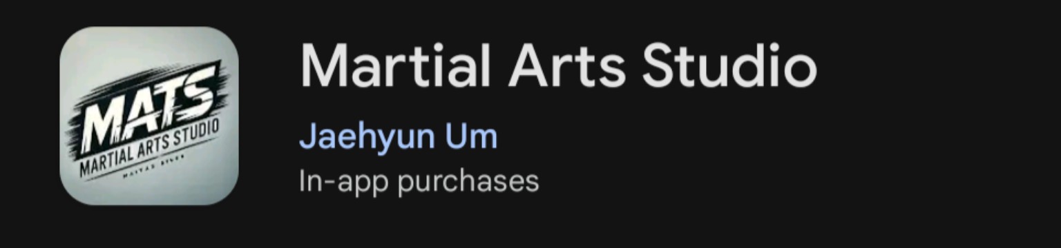 Martial Arts Studio App